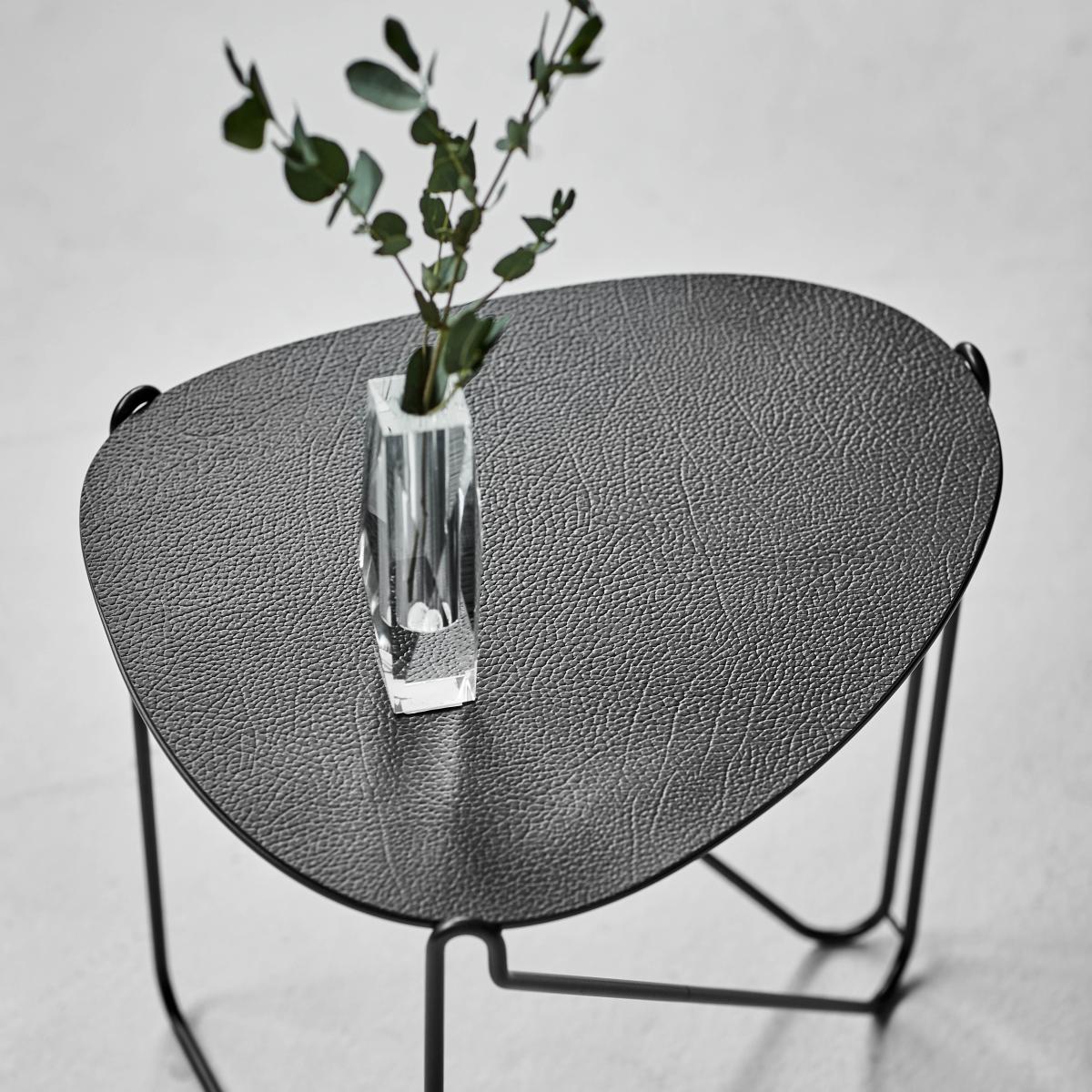 LIND DNA Curve Chameleon Hippo side table black-anthracite – image 3