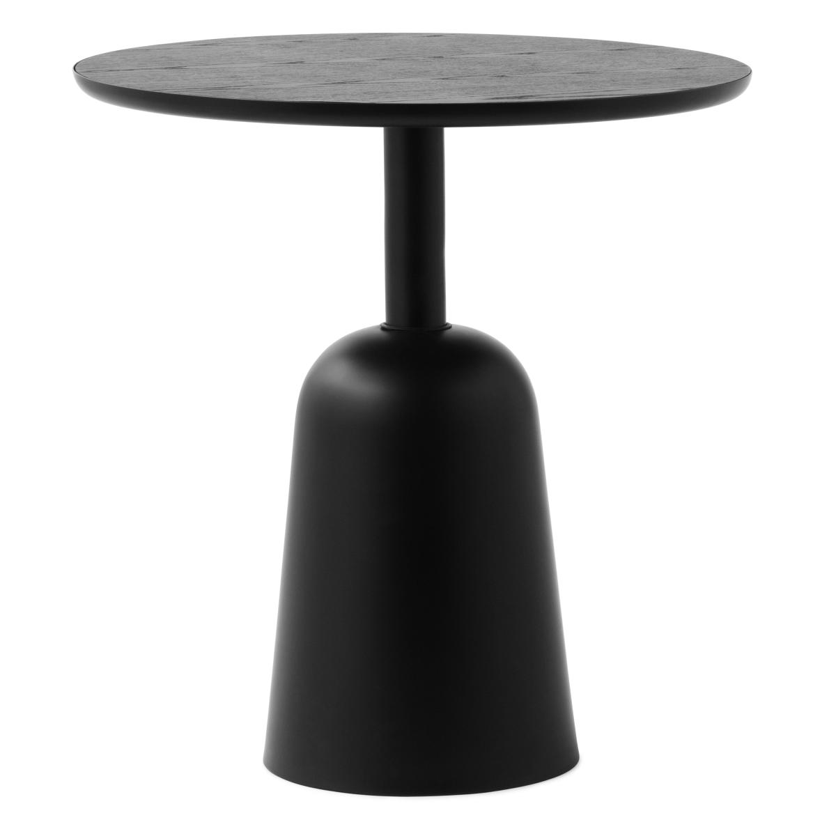 Normann Copenhagen Turn adjustable table Ø55 cm black – image 4