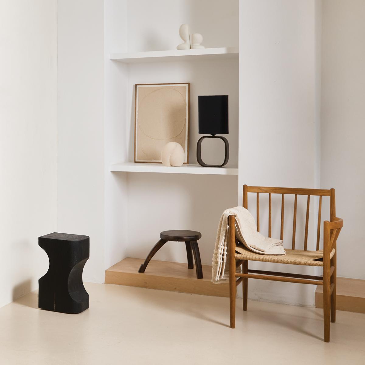 URBAN NATURE CULTURE Curved side table Black – image 4