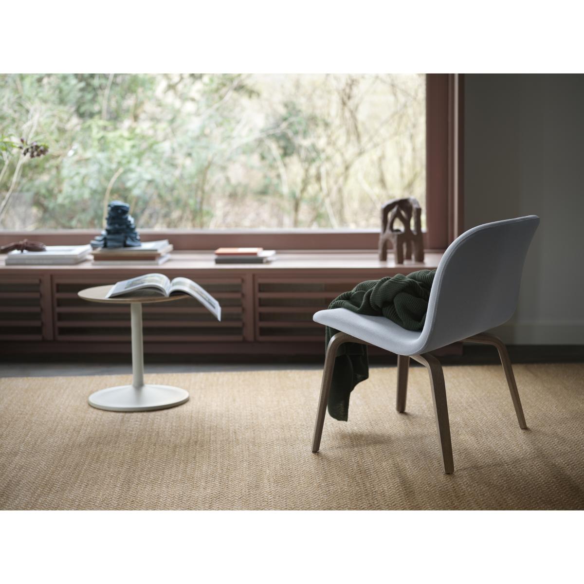 Soft sidetable 40 cm Solid oak-off white – image 2