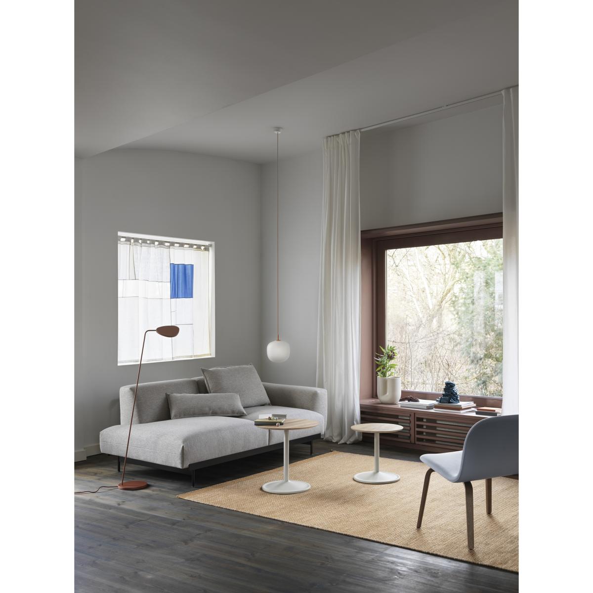 Soft sidetable 40 cm Solid oak-off white – image 4