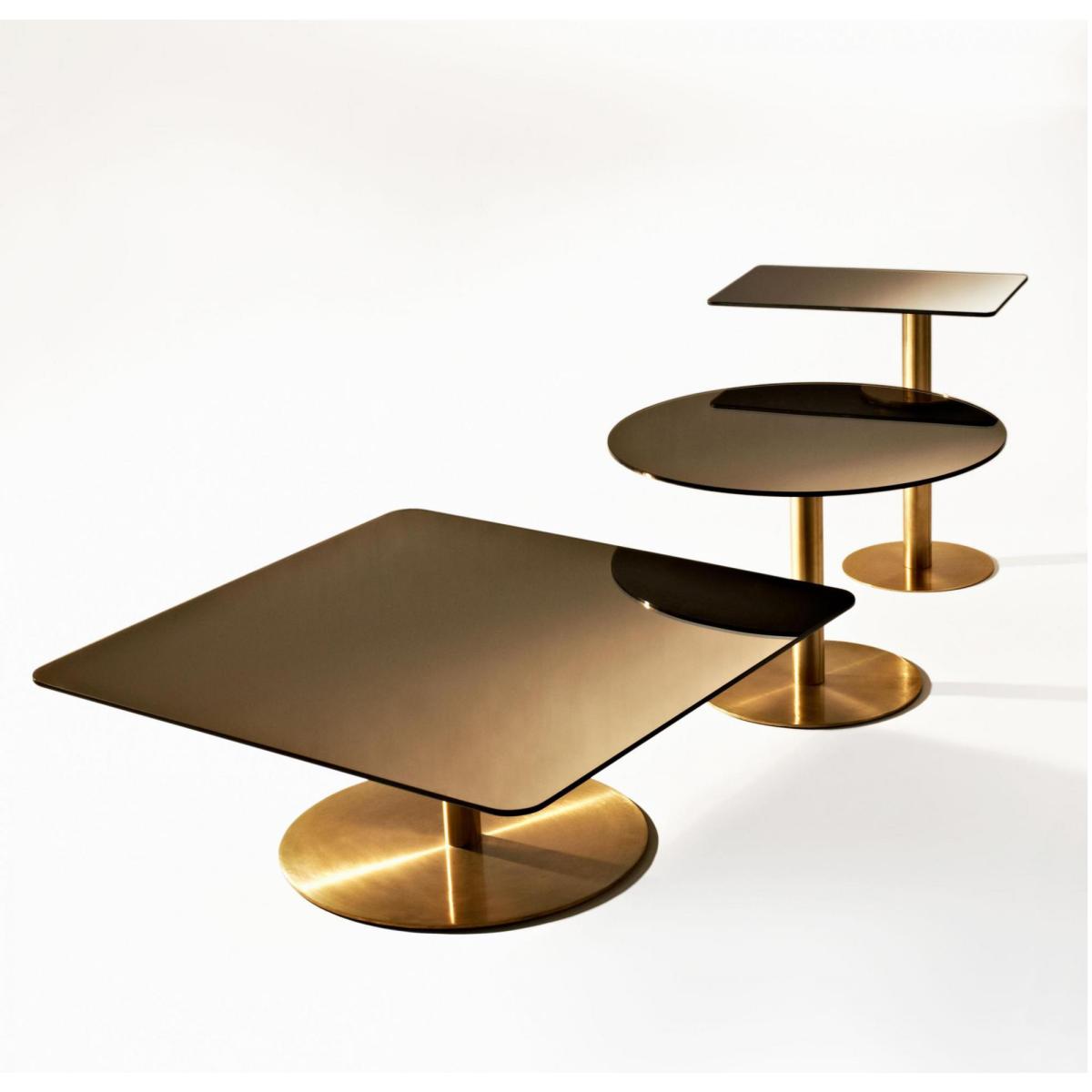 Tom Dixon Flash side table 30x50 cm Copper-brass stand – image 2