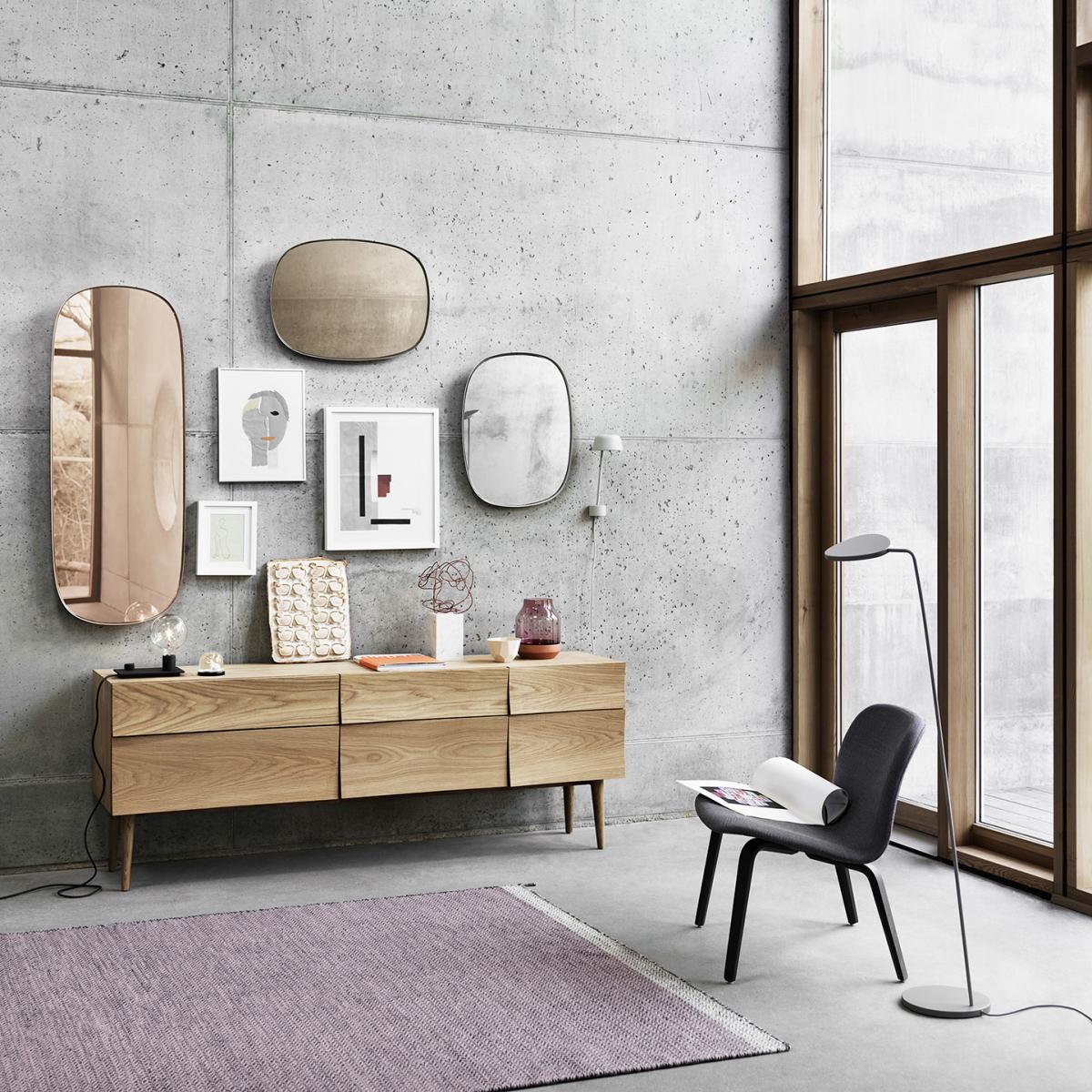 Muuto Reflect side table large Oak – image 3