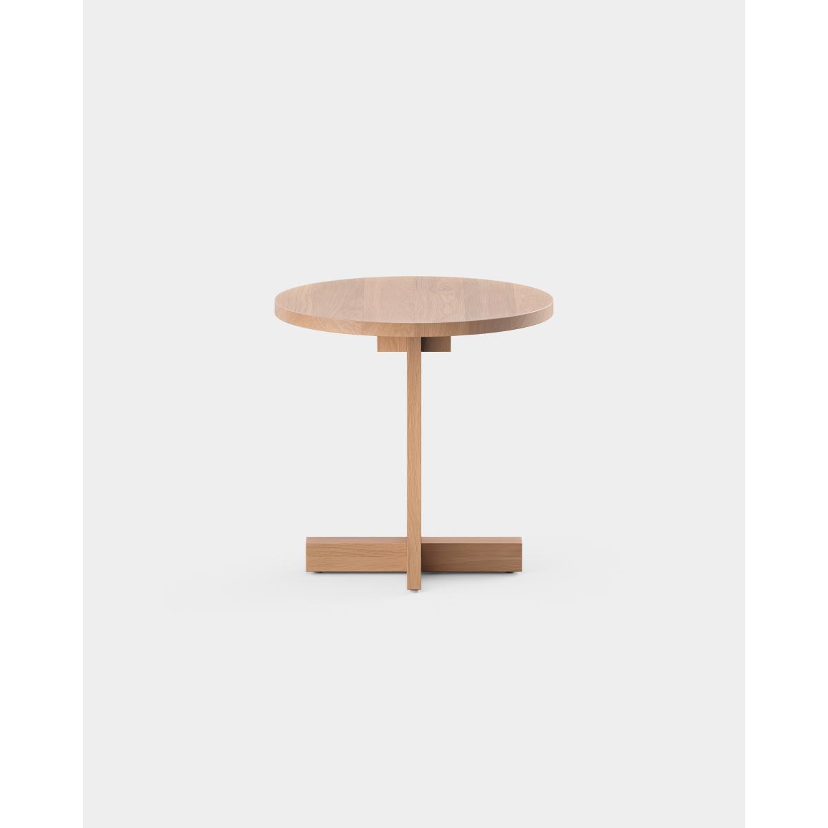 Massproductions 4PM side table Ø36 cm Cherry tree – image 2