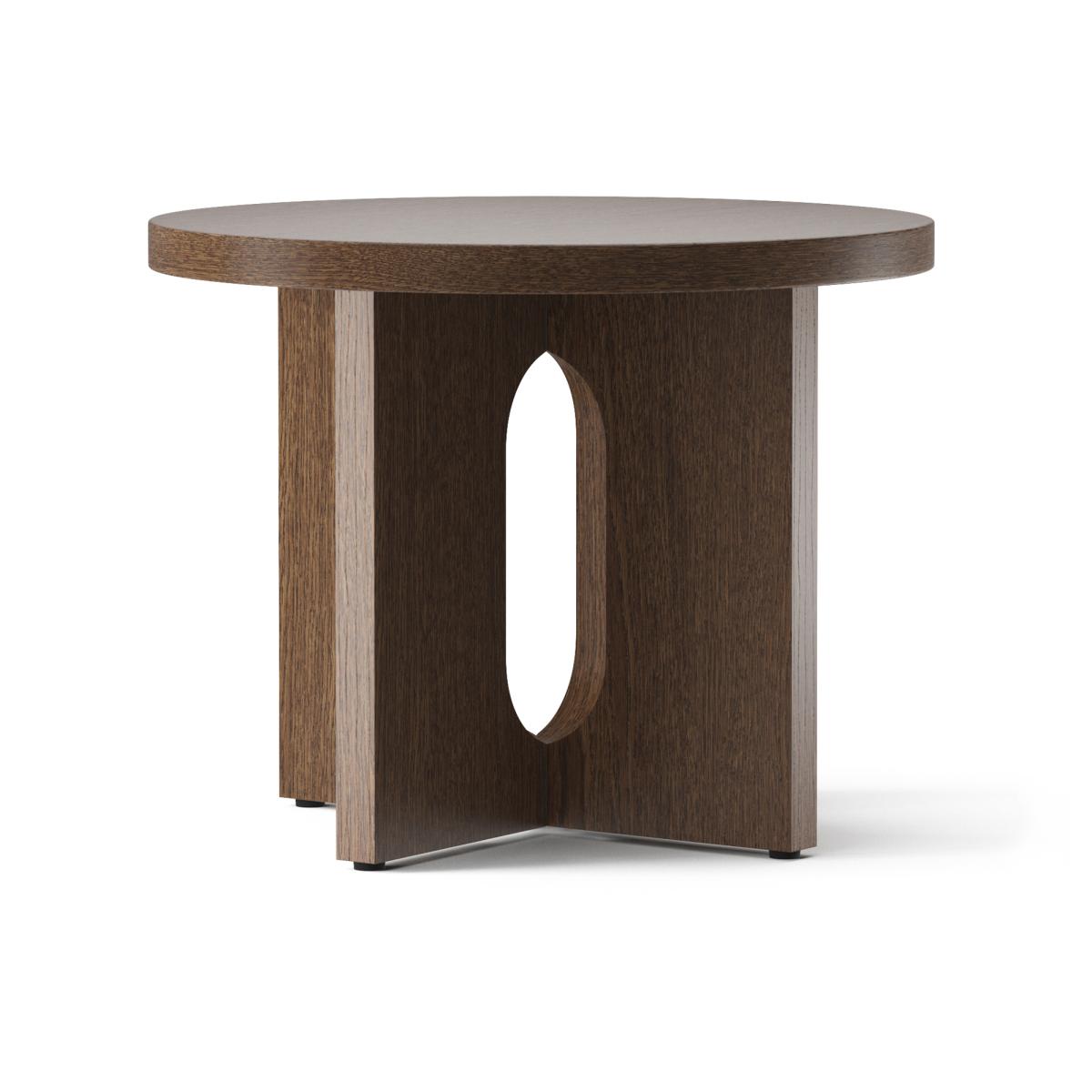 MENU Androgyne side table Ø50 cm dark-stained oak Dark stained oak - table top – image 2
