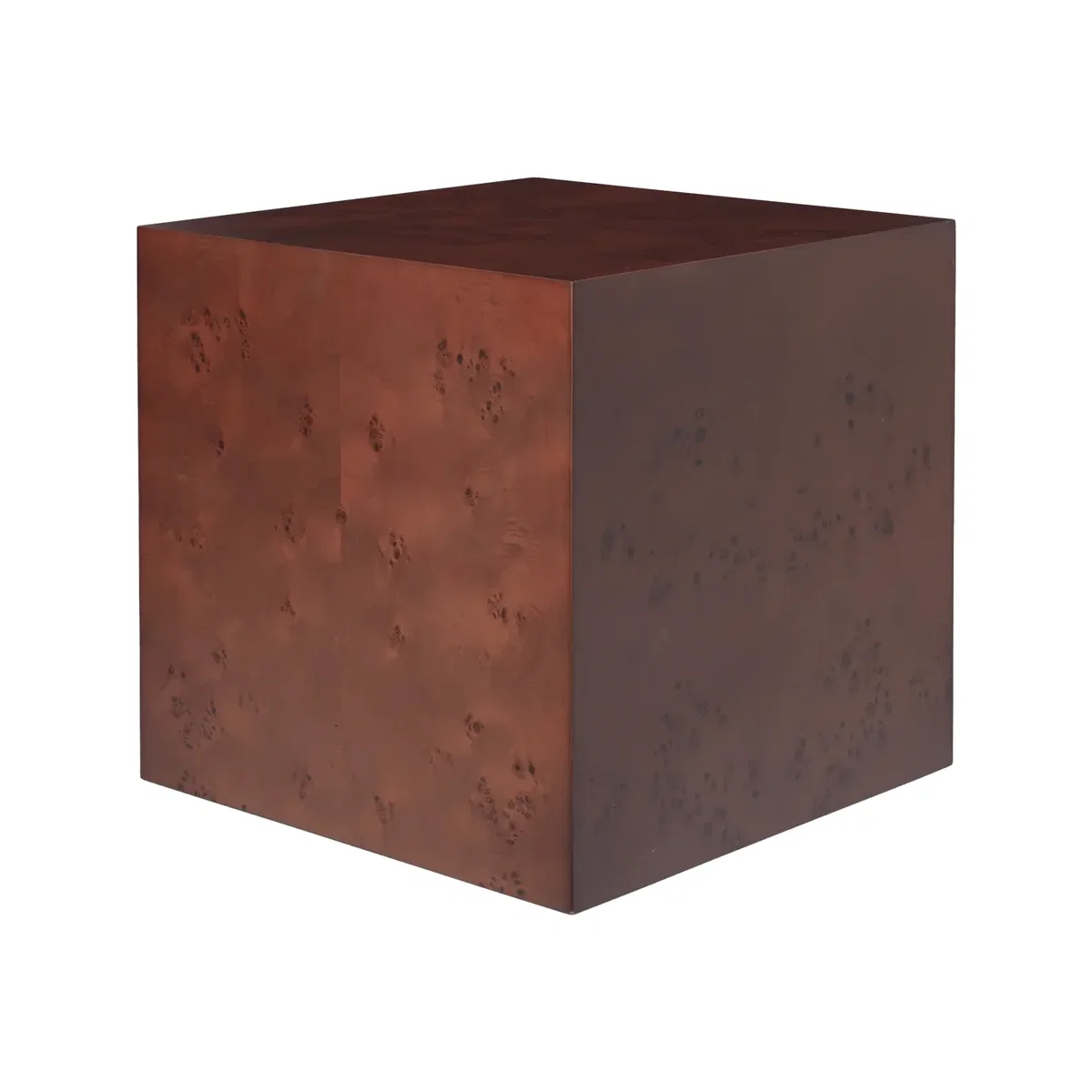 Ferm Living Burl Cube side table 40x40 cm Dark stained – image 1