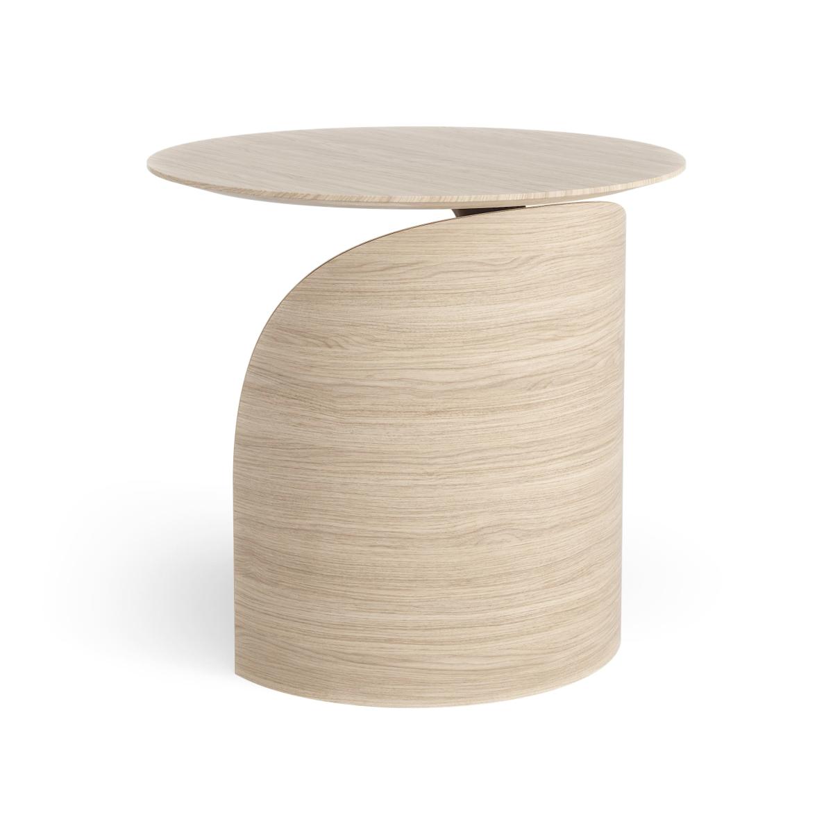 Swedese Savoa table H50 cm Oak white pigmented – image 2