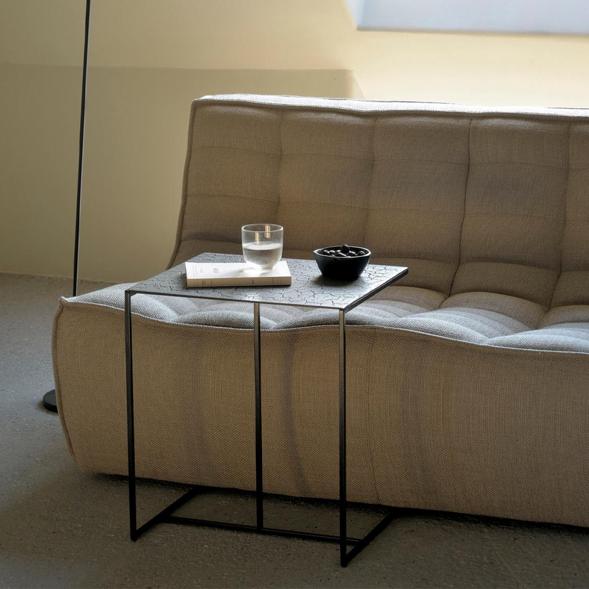Ethnicraft Triptic side table 51x45 cm Whiskey-Black – image 2