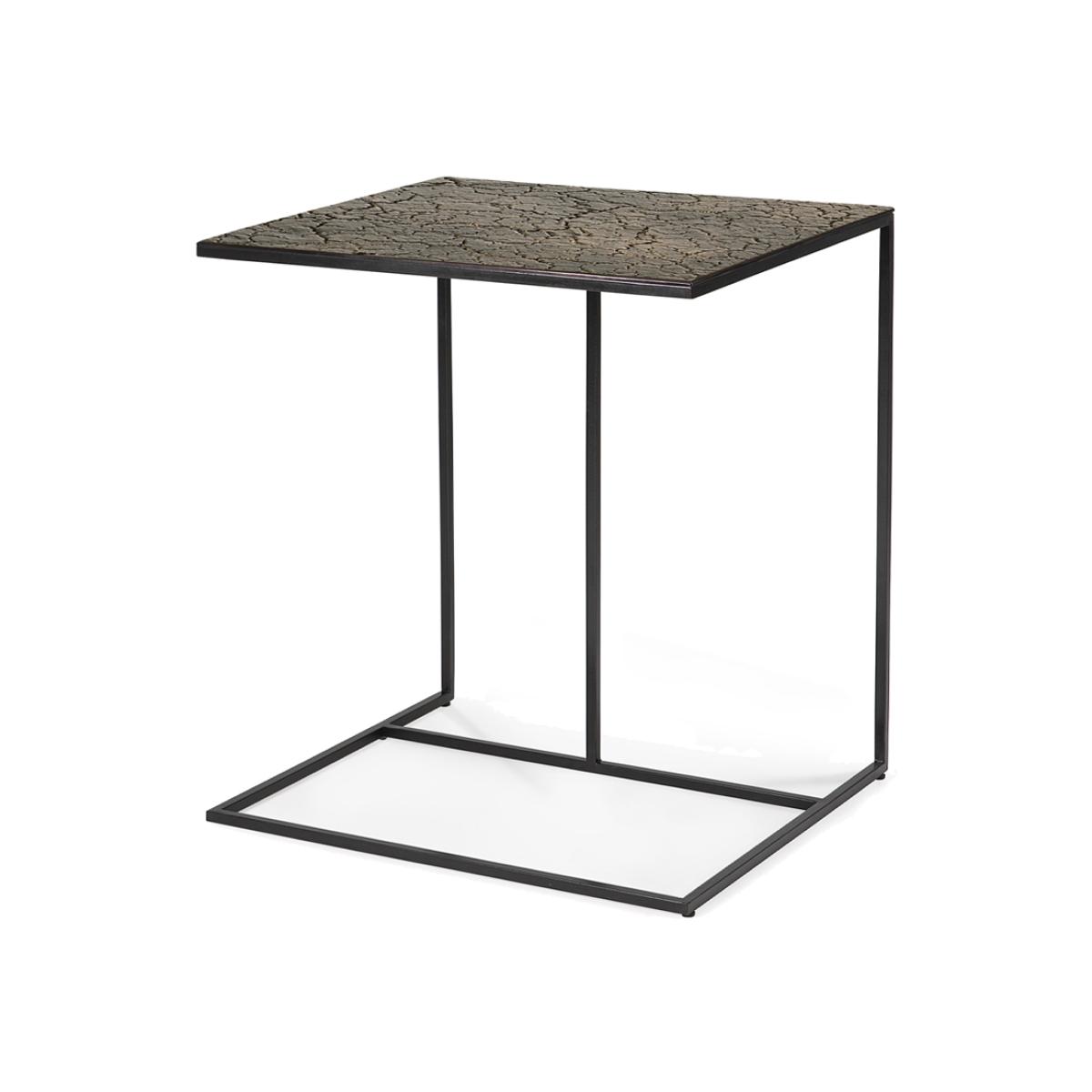 Ethnicraft Triptic side table 51x45 cm Whiskey-Black – image 1