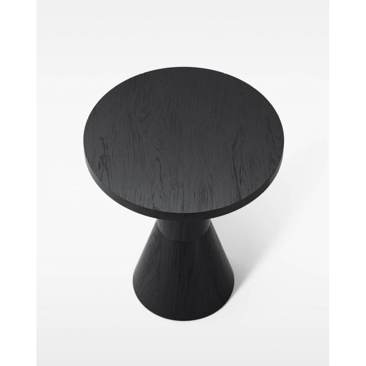 Massproductions Draft table 50 cm Black stained ash – image 2