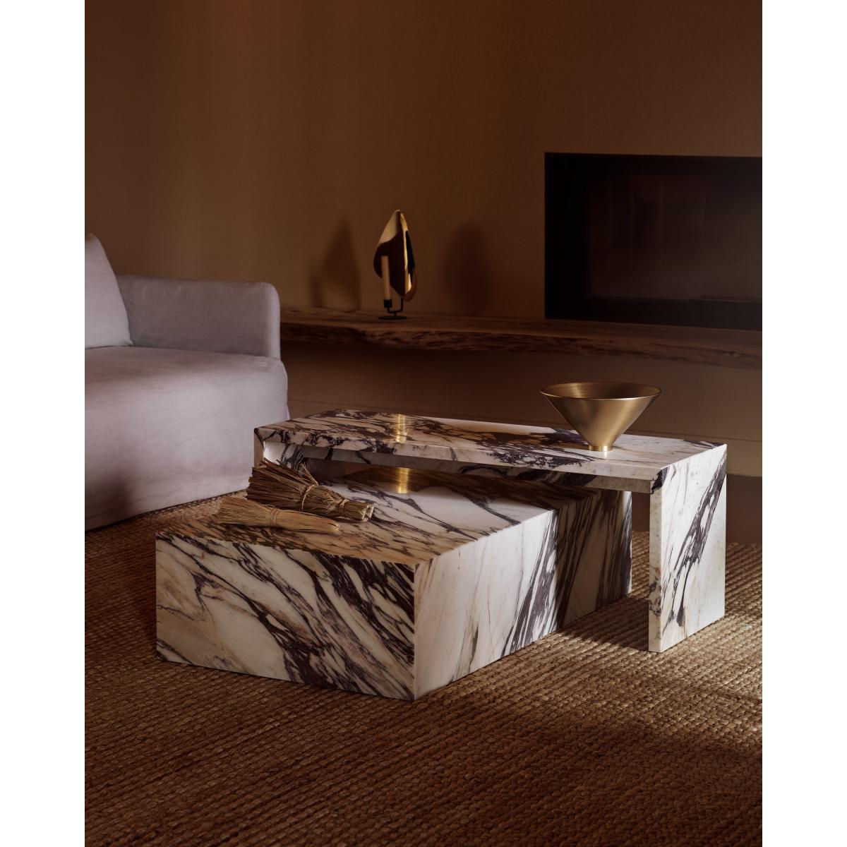 MENU Plinth Bridge sidetable Calacatta Viola – image 8