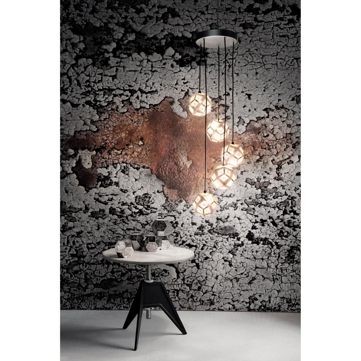 Tom Dixon Screw side table Ø60 cm White marble-cast iron – image 5