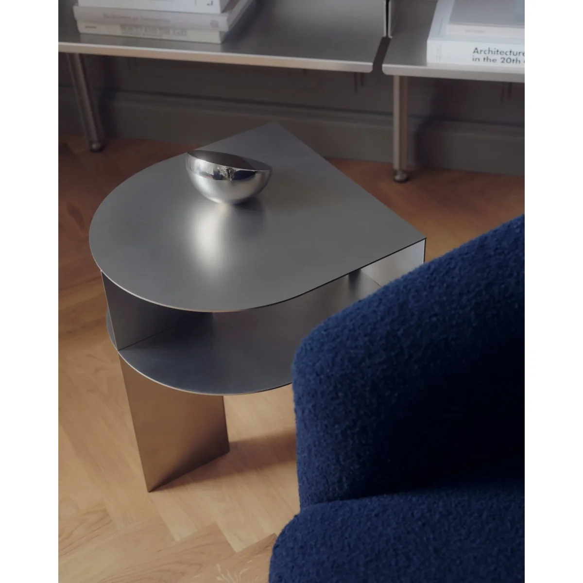New Works Rand side table Stainless Steel – image 6