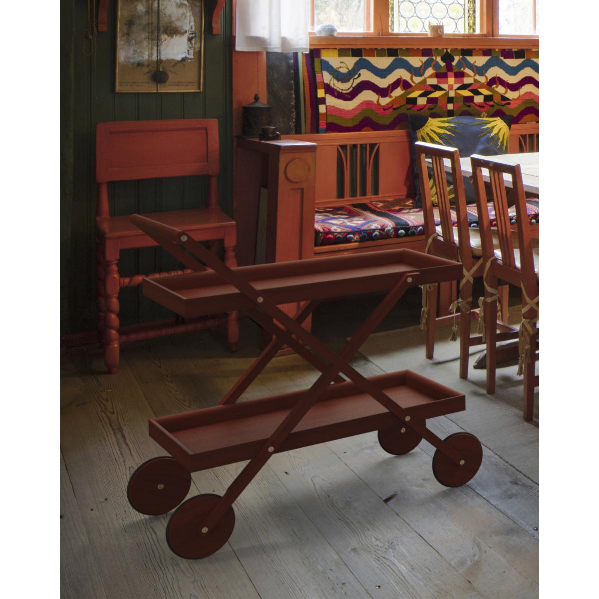 Design House Stockholm Exit serving trolley Red – image 2