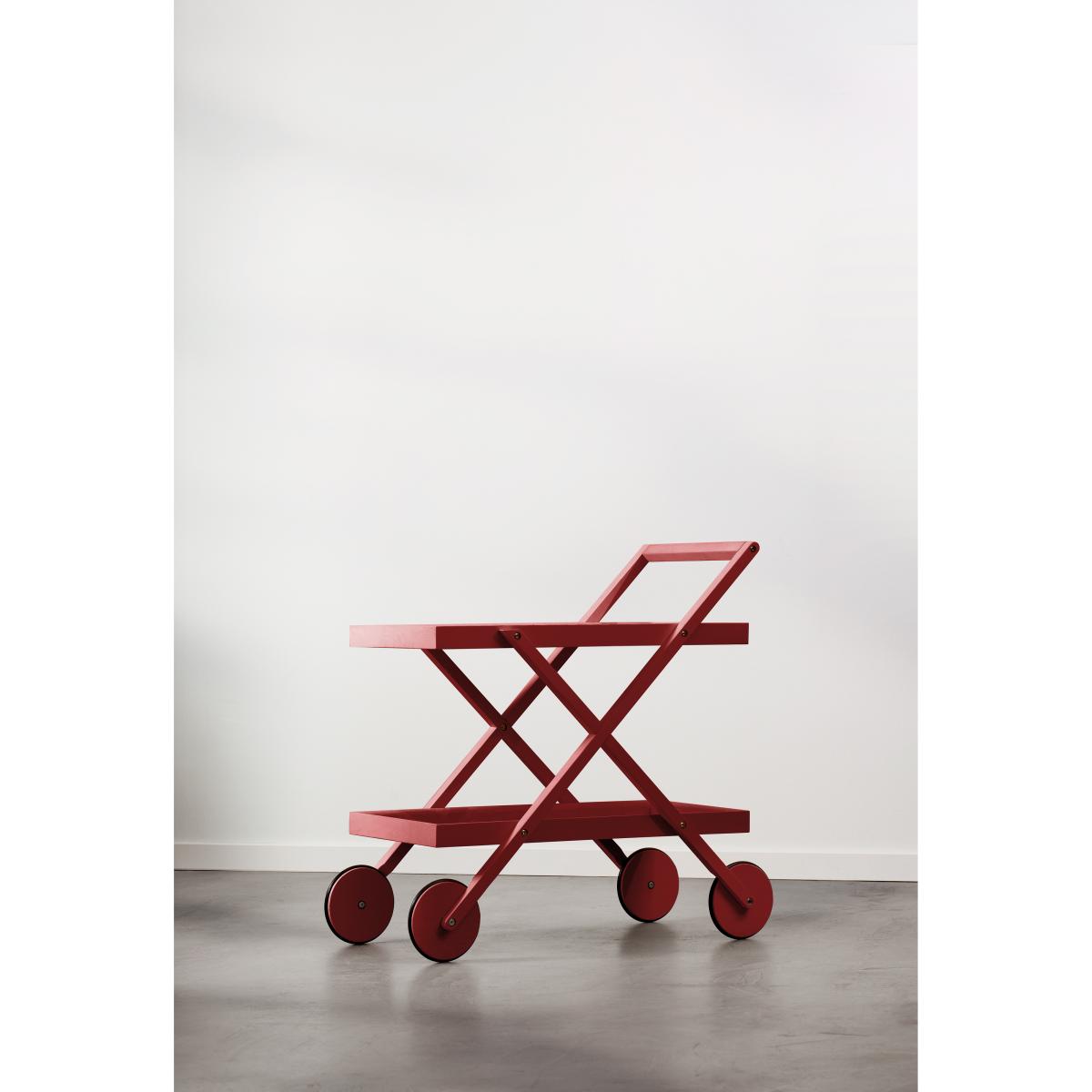 Design House Stockholm Exit serving trolley Red – image 4