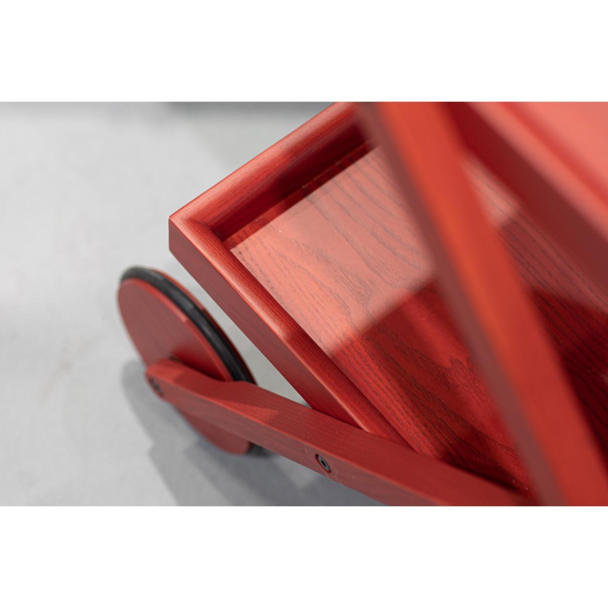 Design House Stockholm Exit serving trolley Red – image 5