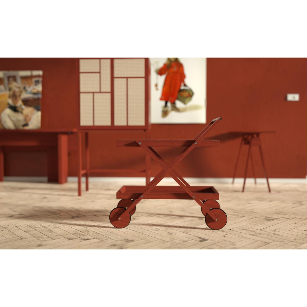 Design House Stockholm Exit serving trolley Red – image 6