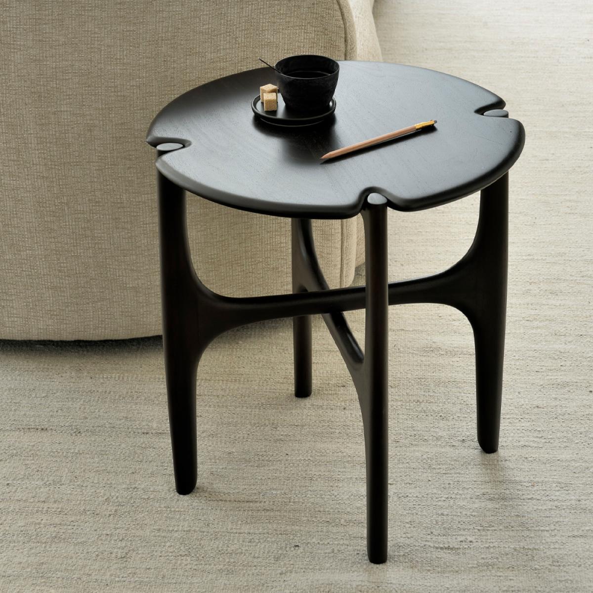 Ethnicraft PI side table Mahogany dark brown – image 2