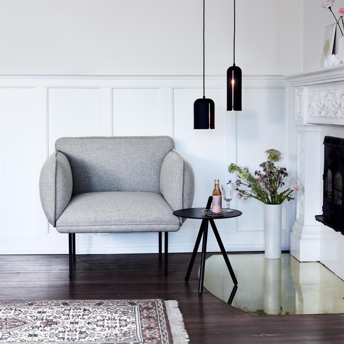 Come here table black-painted oak – image 3