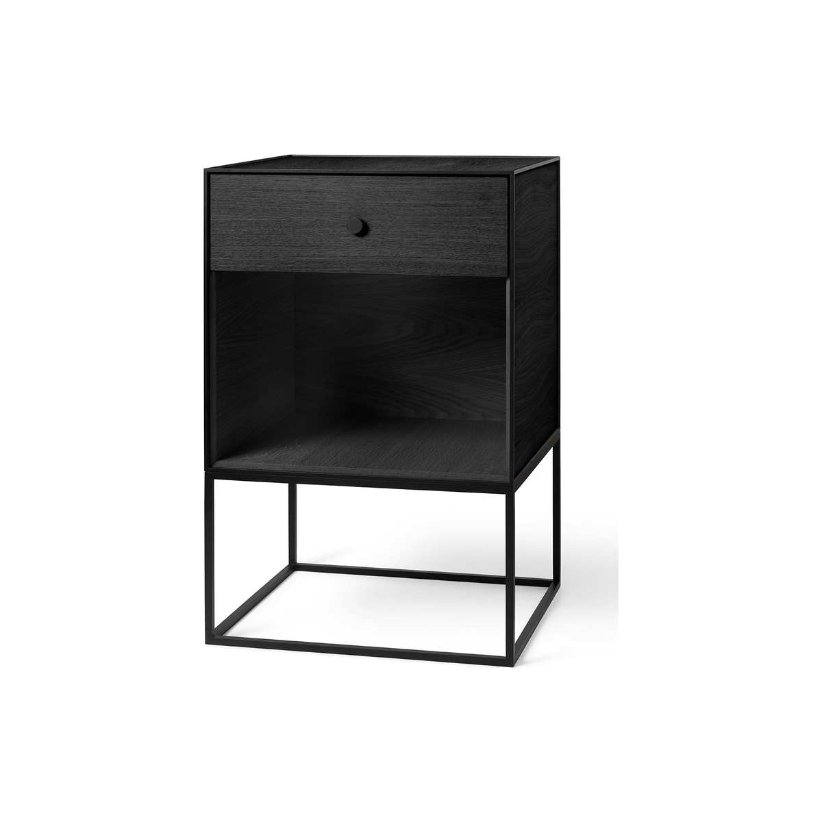 Frame 49 side table black-stained ash wood