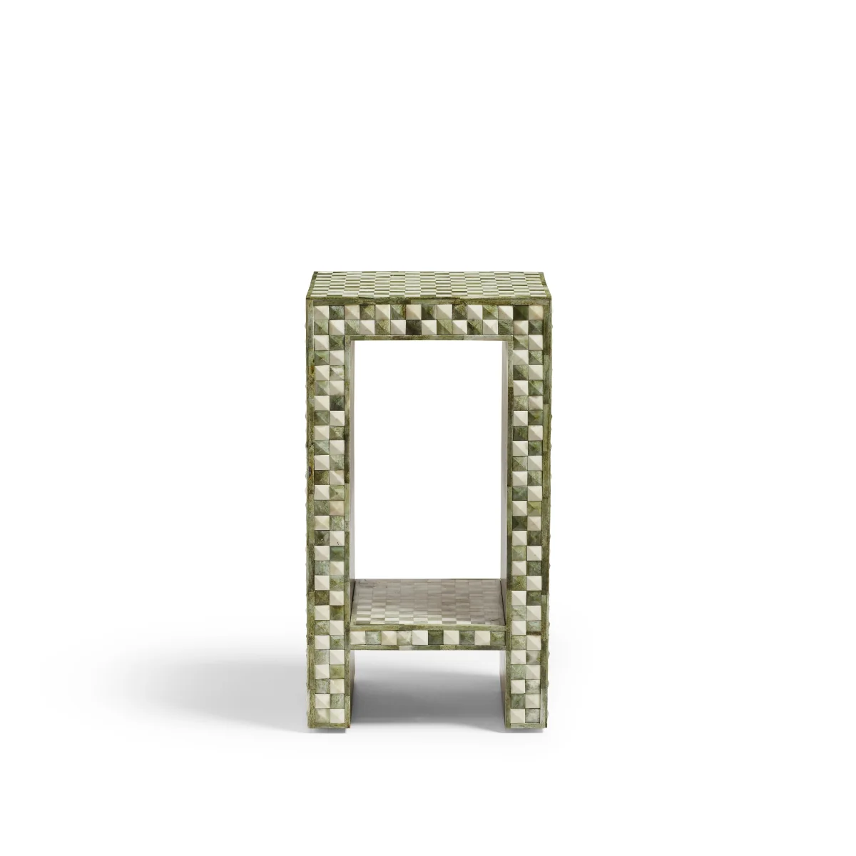 OKA, Tattersall Side Table - Spruce, Side Table – image 3