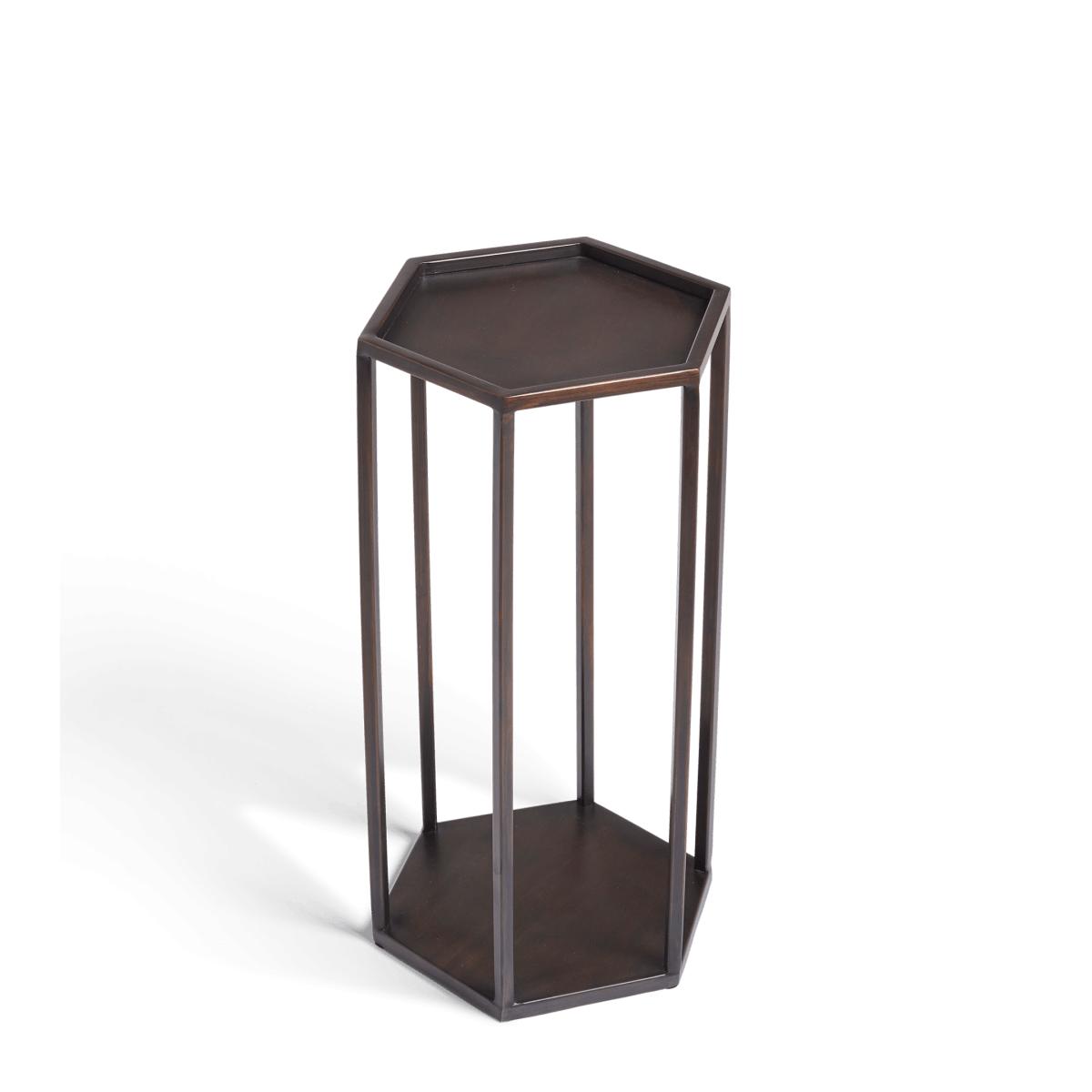 OKA, Shida Side Table - Blackened Bronze, Side Tables, Metal/Steel – image 4