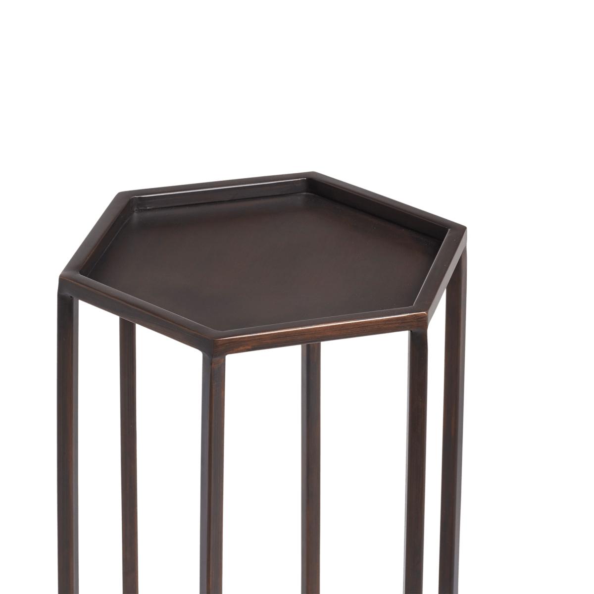 OKA, Shida Side Table - Blackened Bronze, Side Tables, Metal/Steel – image 5