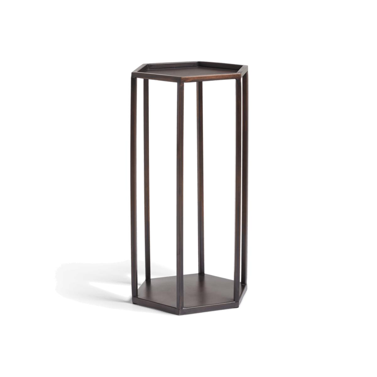OKA, Shida Side Table - Blackened Bronze, Side Tables, Metal/Steel – image 1
