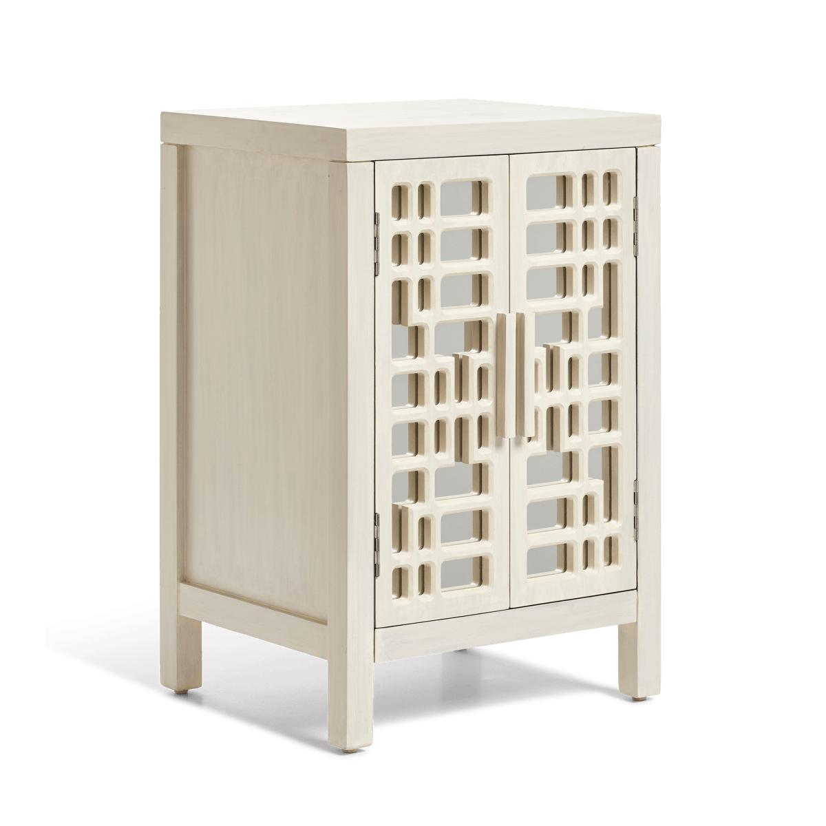 OKA, Katsura Side Table - Washed Grey, Side Tables, Mango Wood – image 4