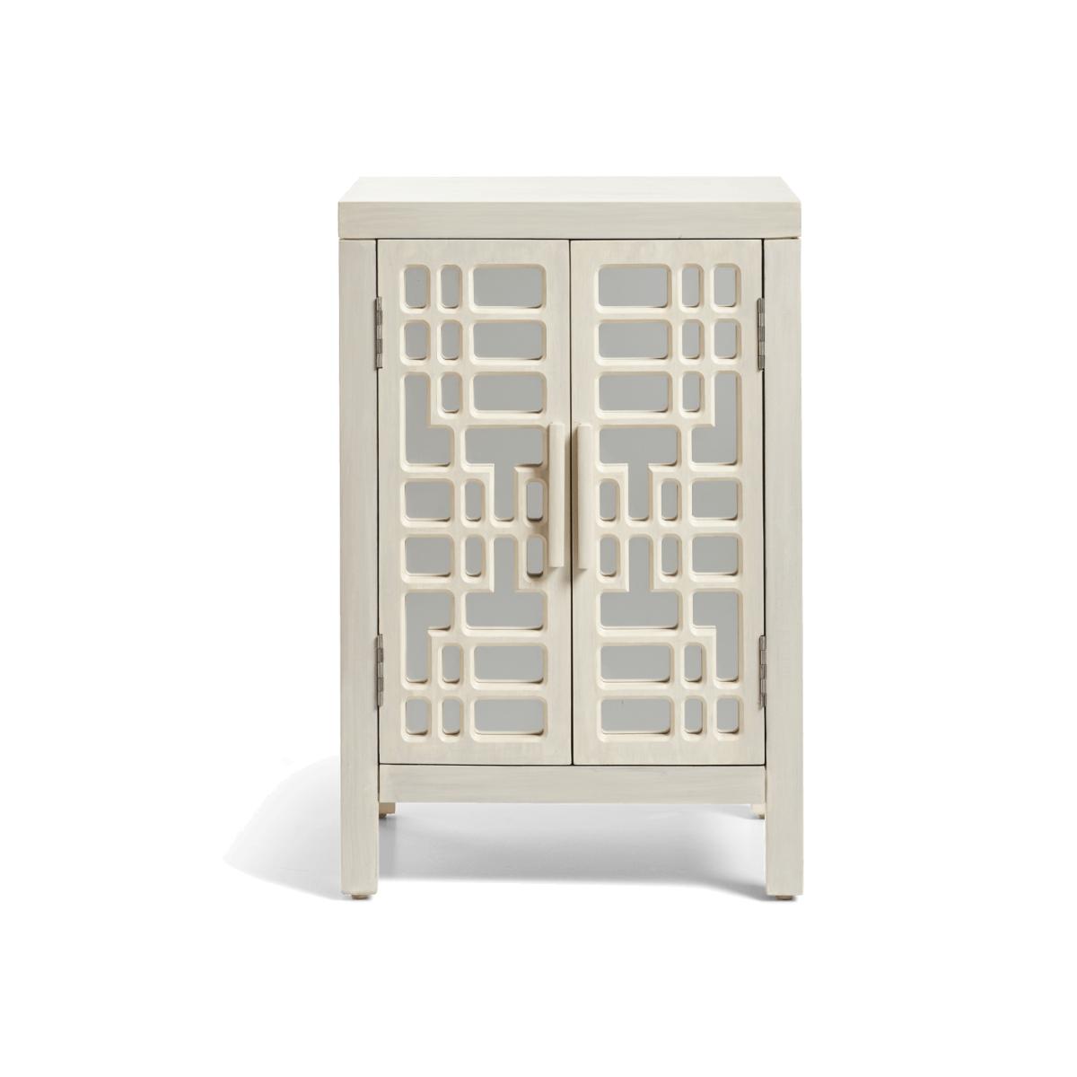 OKA, Katsura Side Table - Washed Grey, Side Tables, Mango Wood – image 1