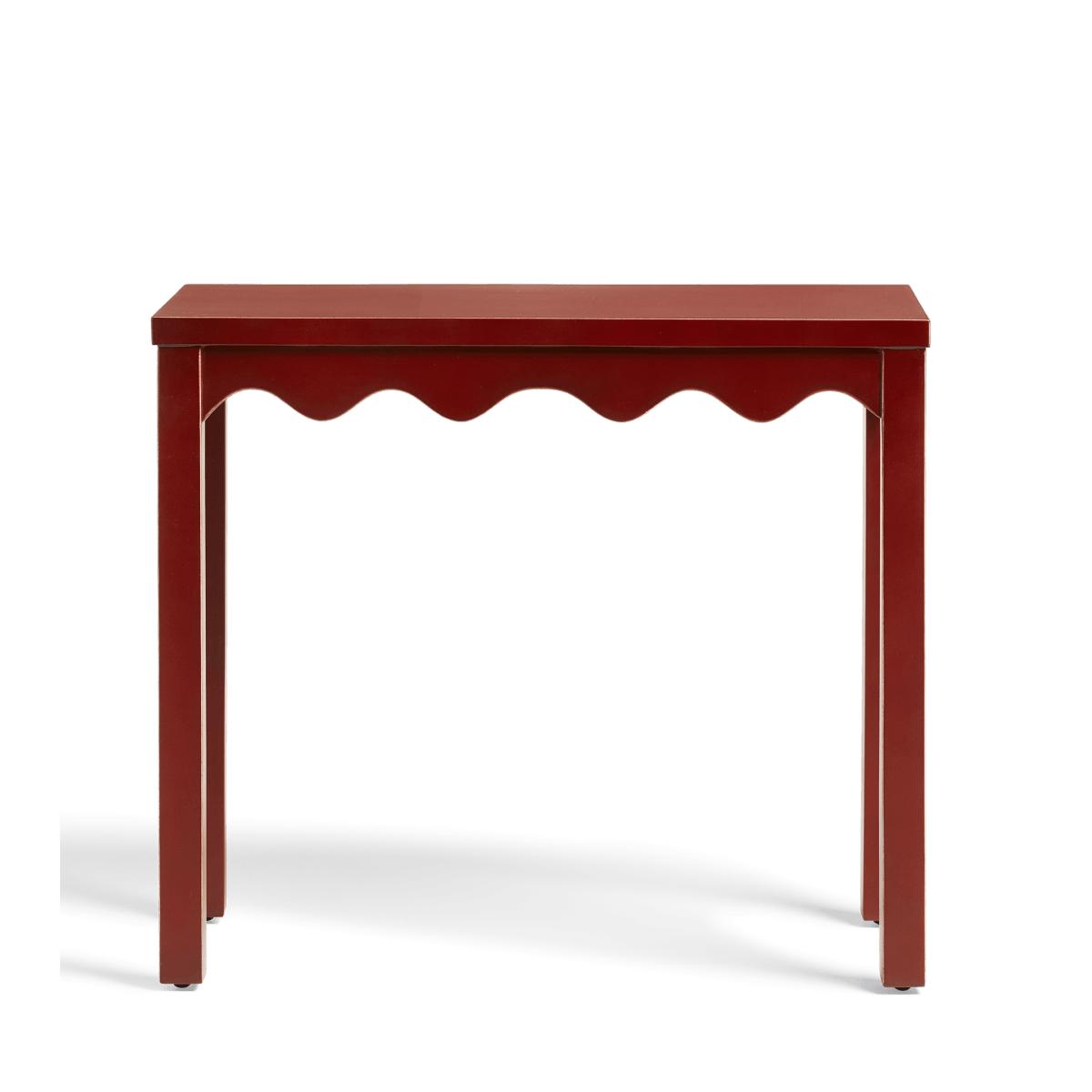 OKA, Talasa Side Table - Red, Side Tables, Mango Wood – image 2