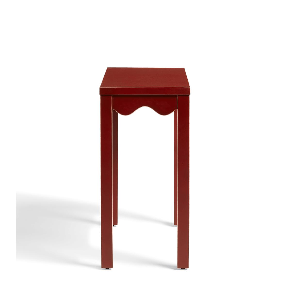 OKA, Talasa Side Table - Red, Side Tables, Mango Wood – image 3