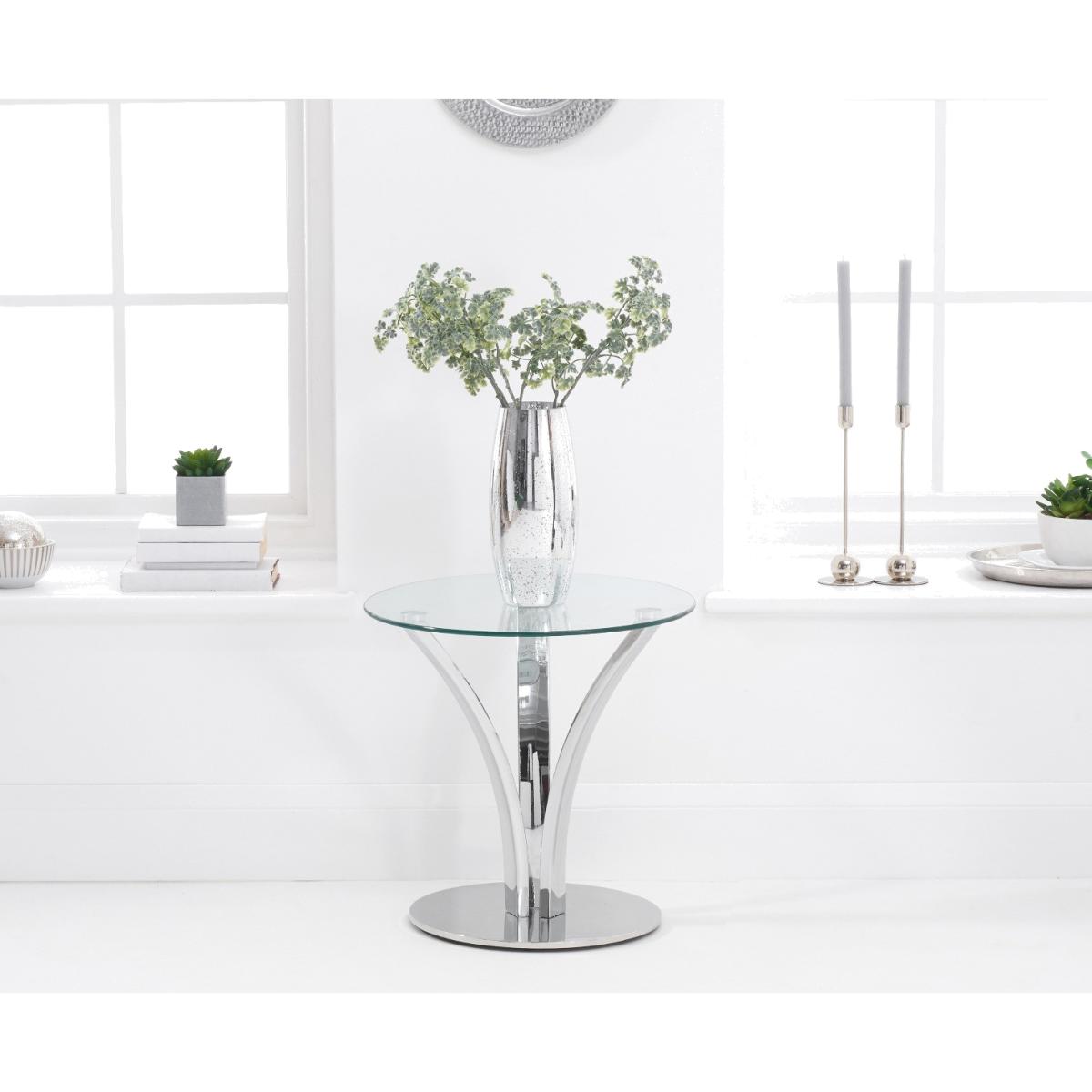 Ex-display Aria Glass Side Table