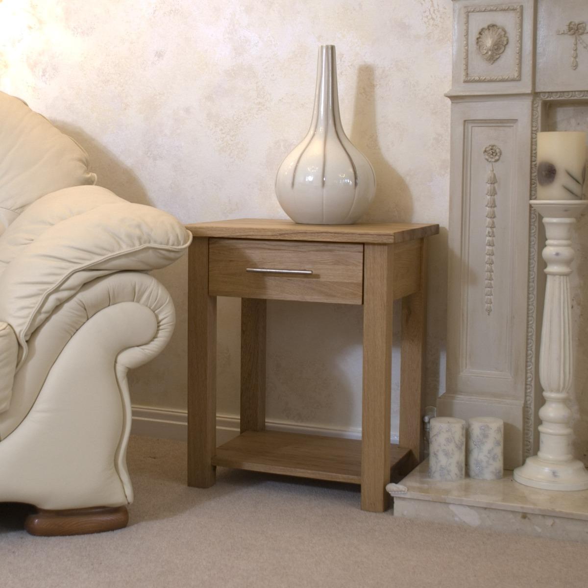 Rohan Oak Side Table – image 2