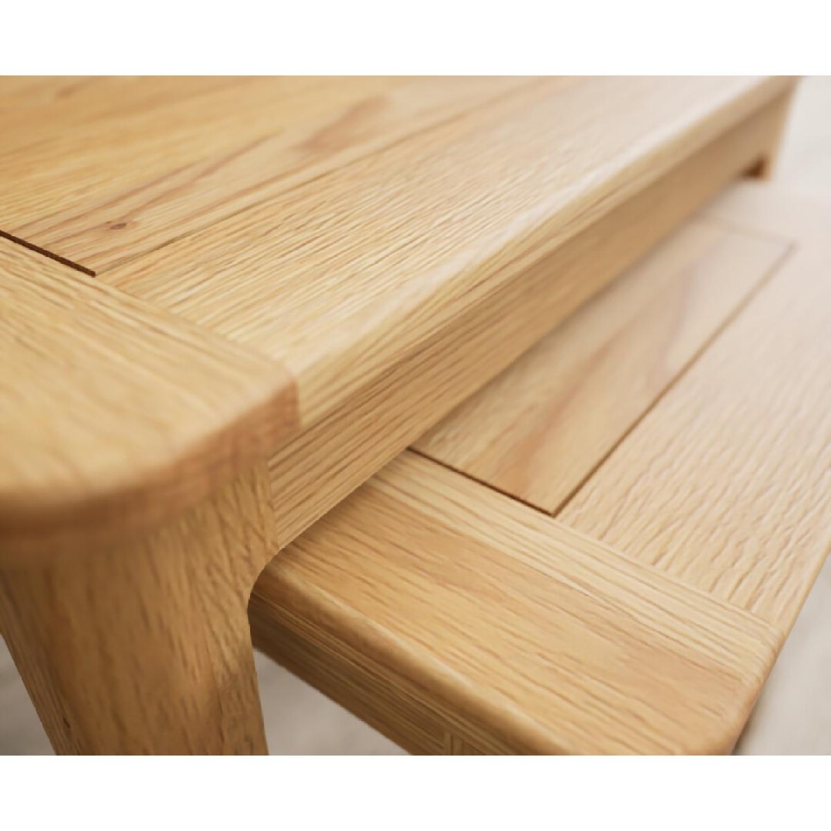 Loxton Solid Oak Nest Of Tables – image 4