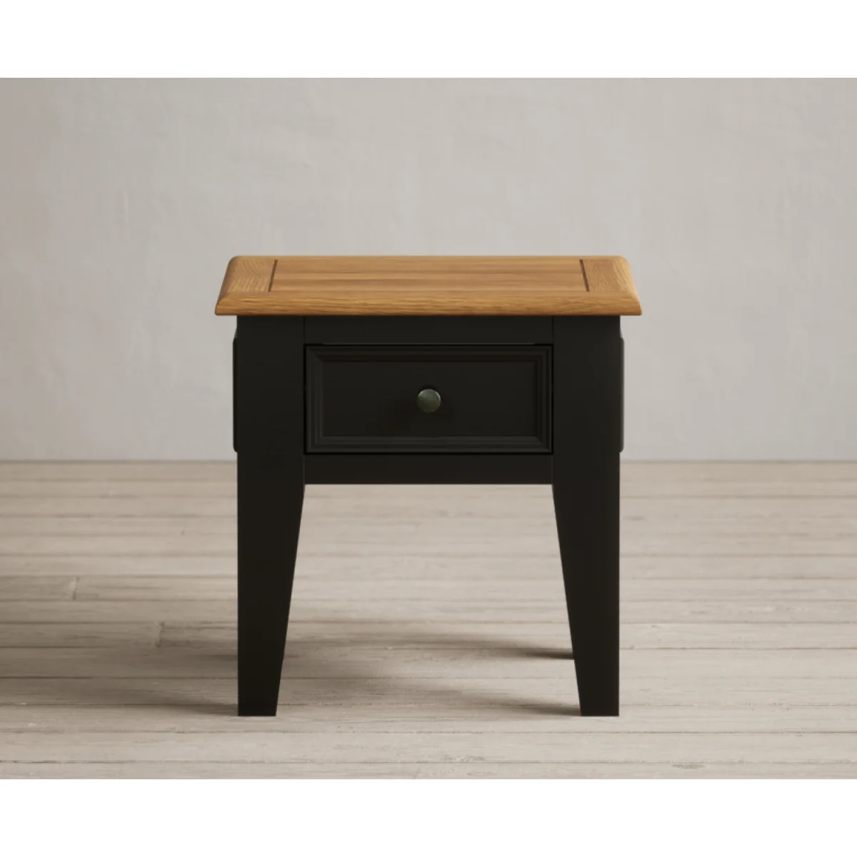 Charlton Oak and Black Painted Lamp Table – image 4