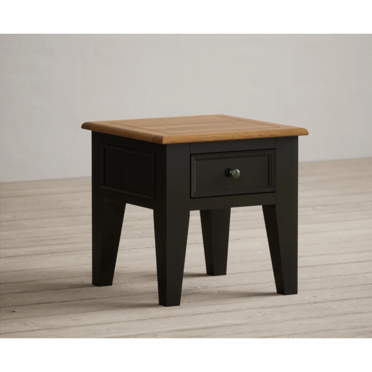 Charlton Oak and Black Painted Lamp Table – image 5
