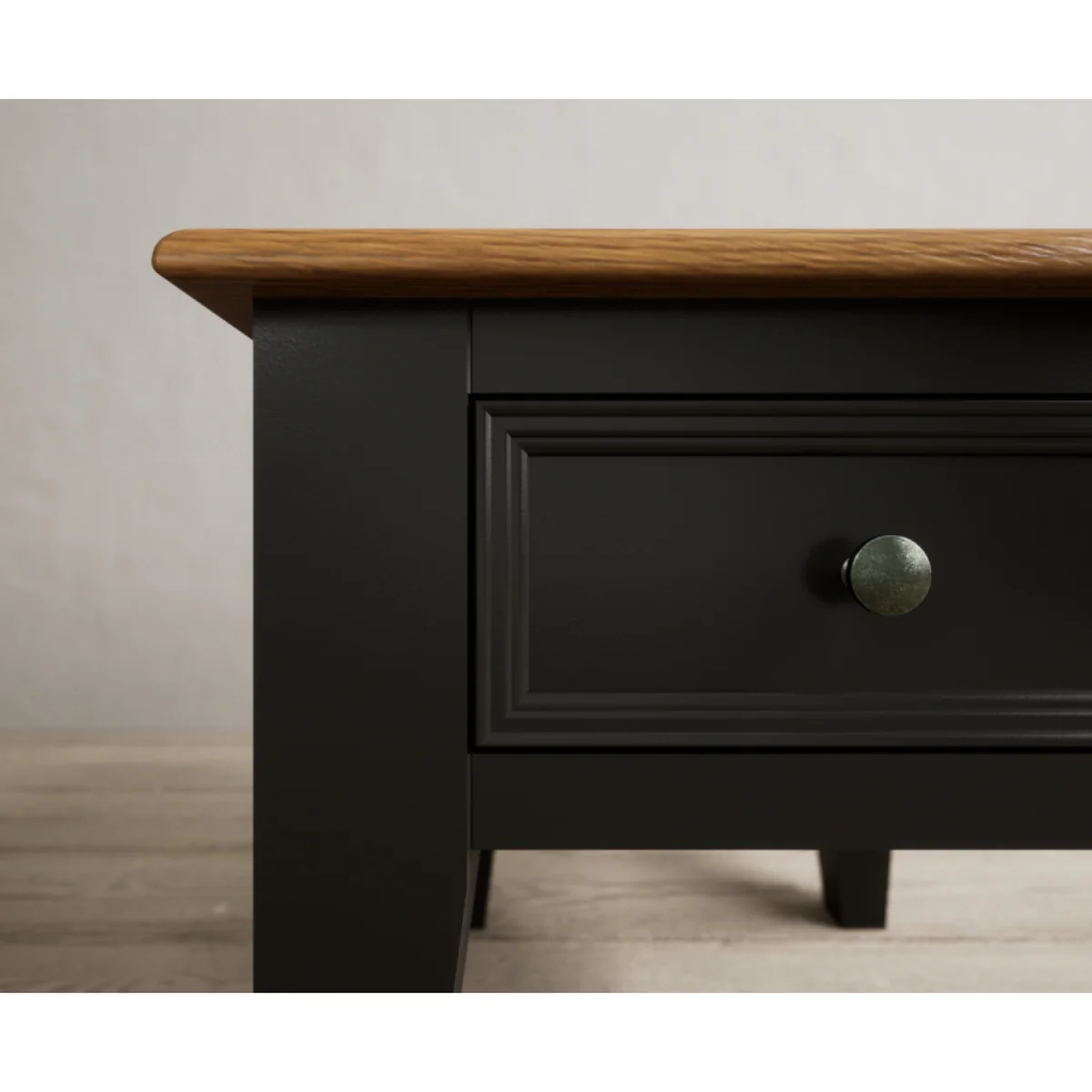 Charlton Oak and Black Painted Lamp Table – image 6