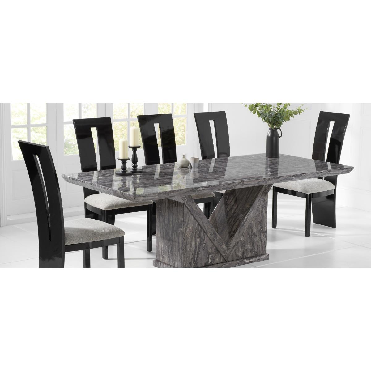 Mocha Grey Marble Console Table – image 10