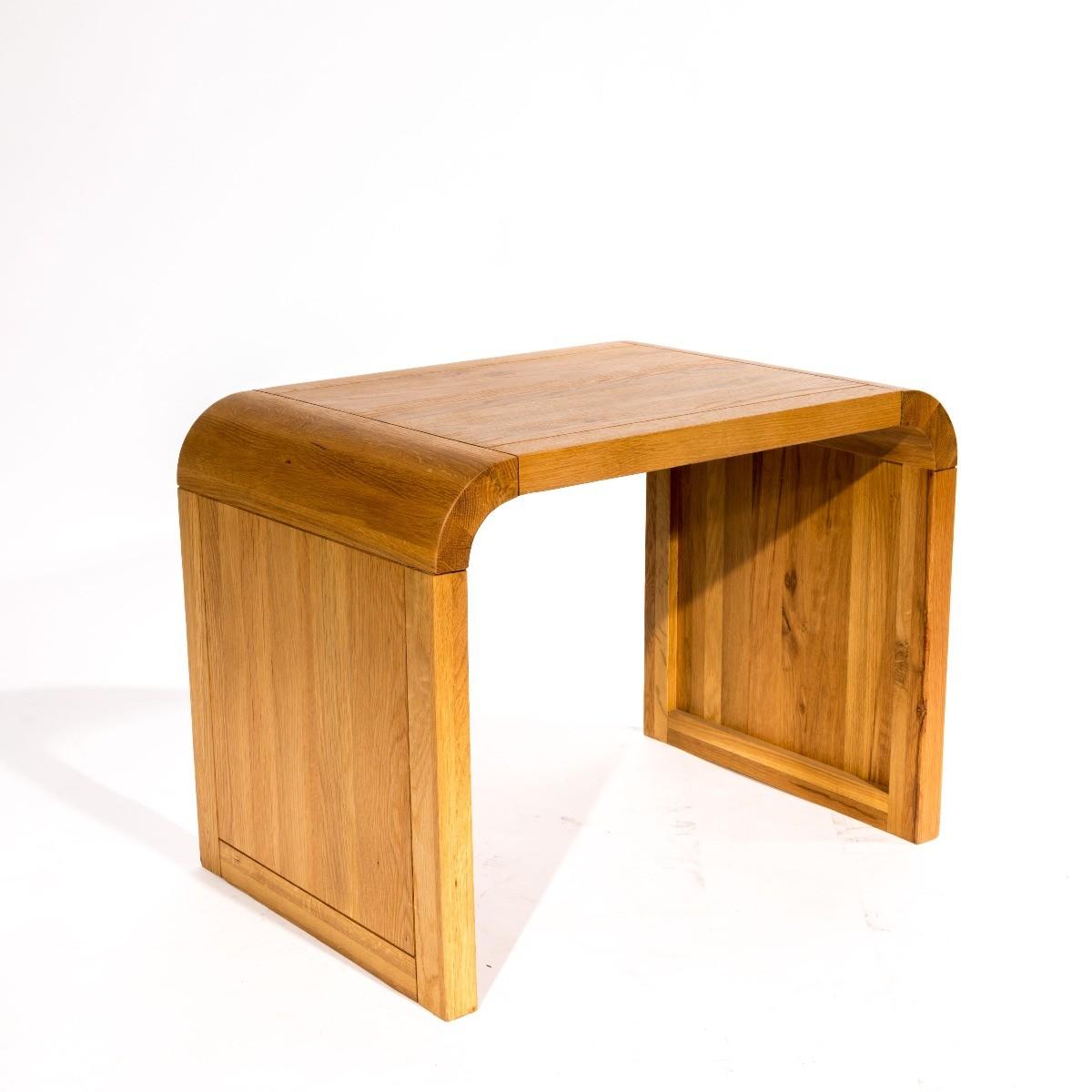 Modern Oak Living Nest of 3 Tables – image 8