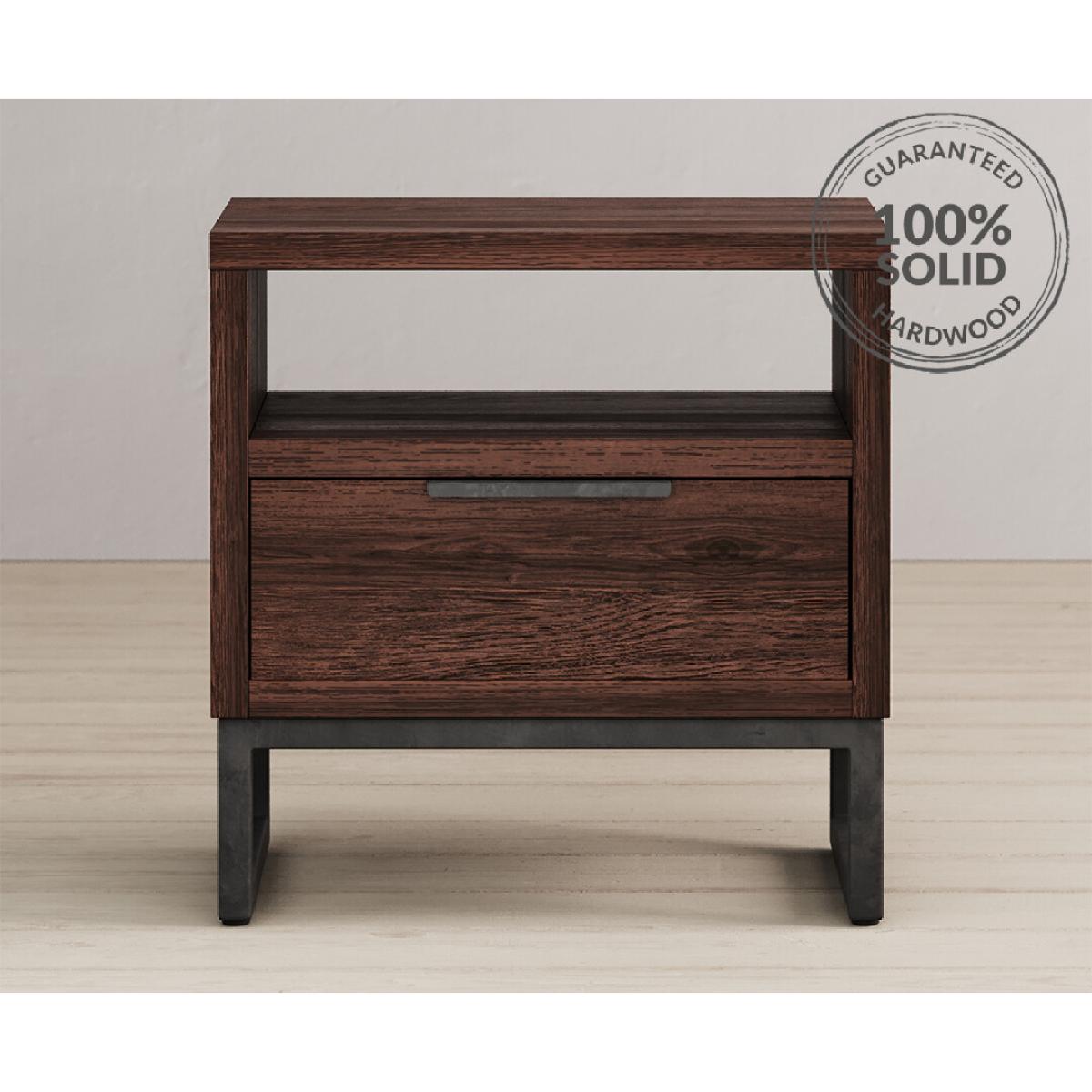 Dakota Dark Acacia and Metal Lamp Table – image 2