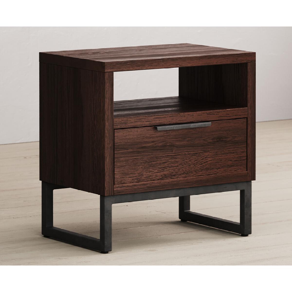 Dakota Dark Acacia and Metal Lamp Table – image 3