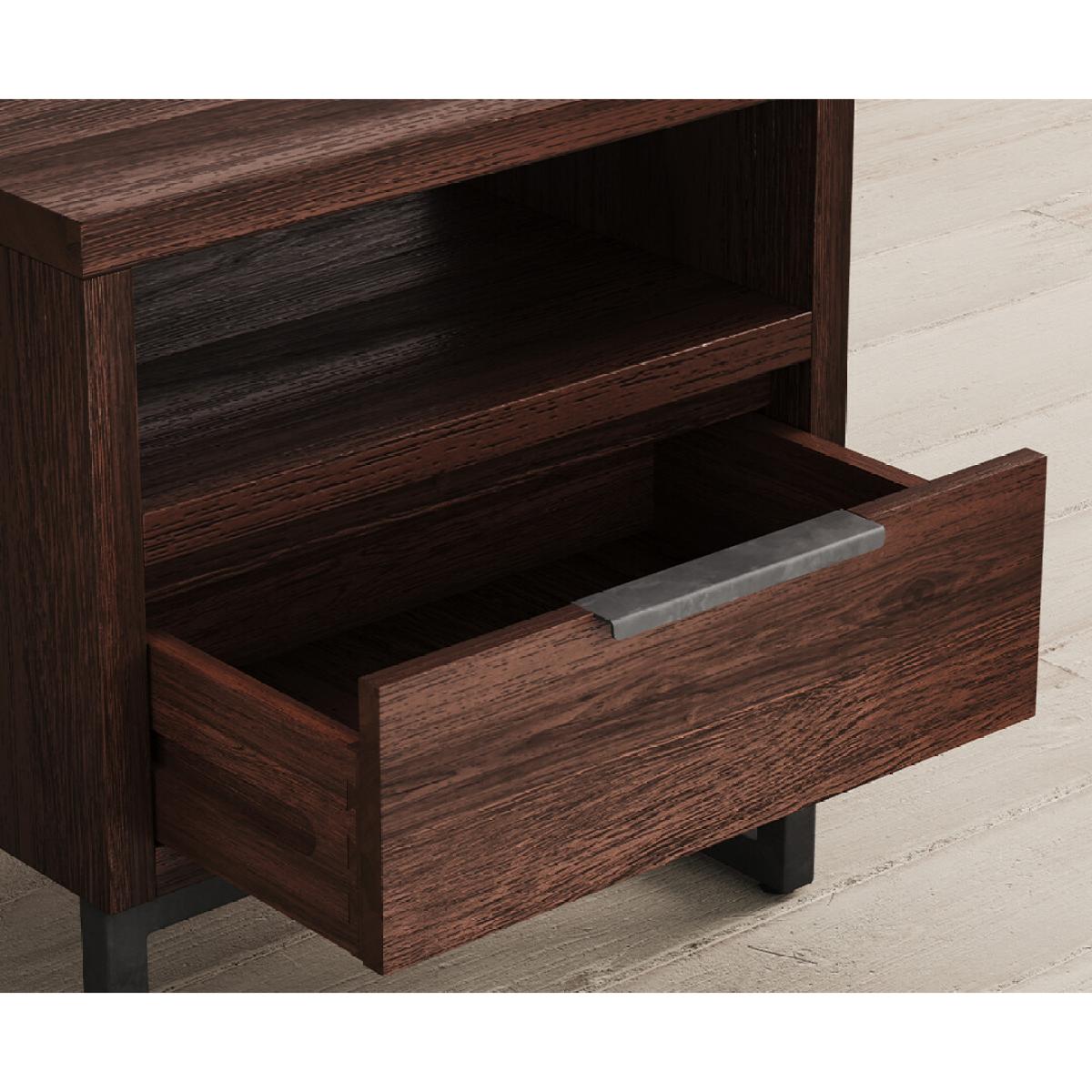 Dakota Dark Acacia and Metal Lamp Table – image 4