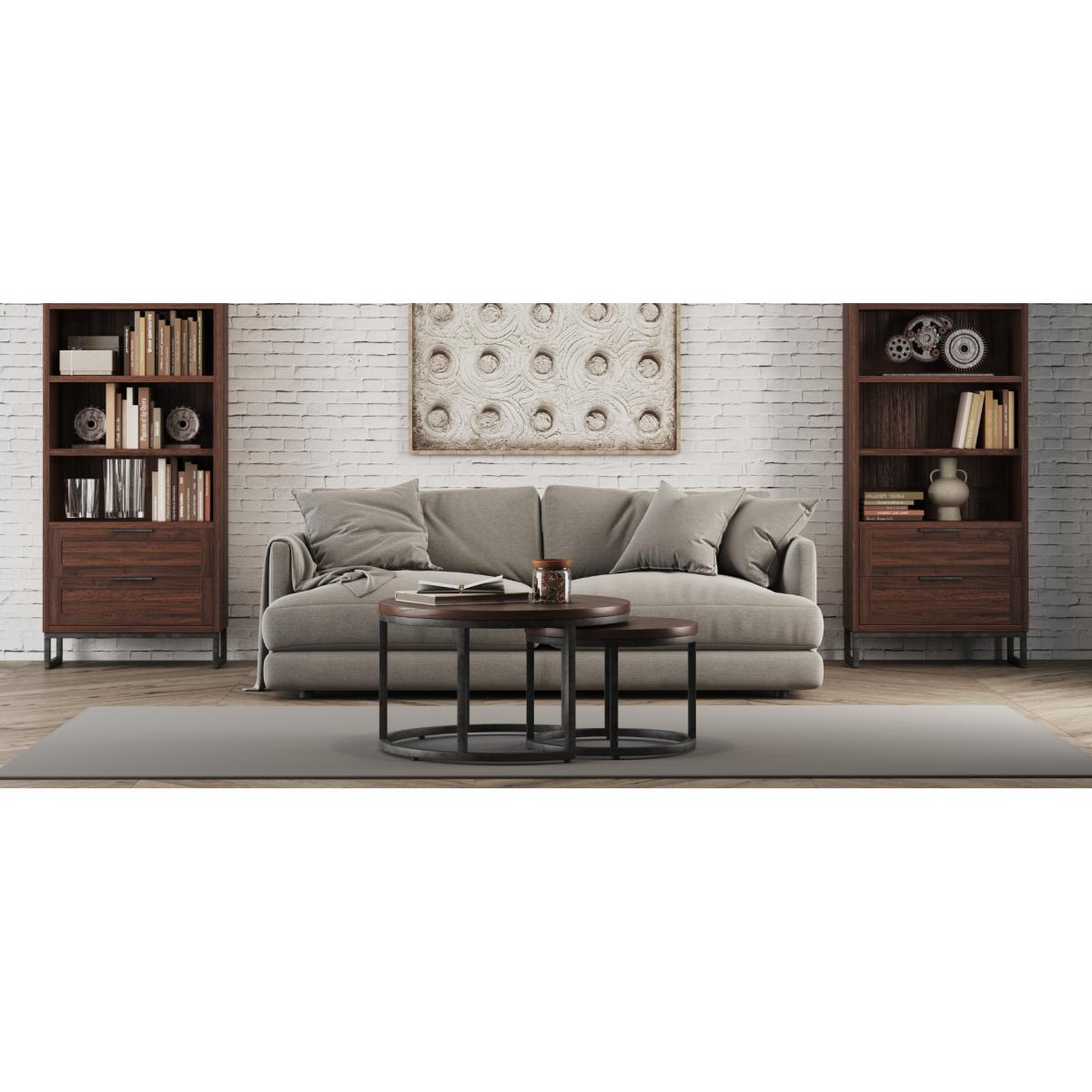 Dakota Dark Acacia and Metal Lamp Table – image 8
