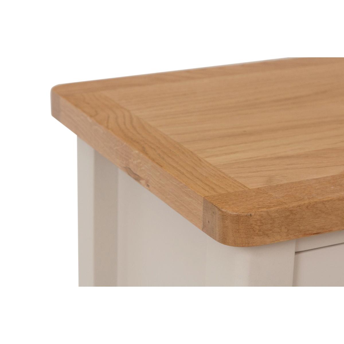 Cole Oak and Truffle Grey Lamp Table – image 7