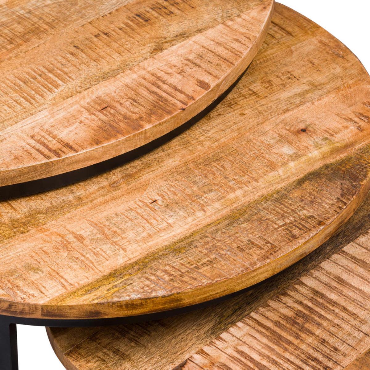 Hill Interiors Set of 3 Industrial Tables – image 2
