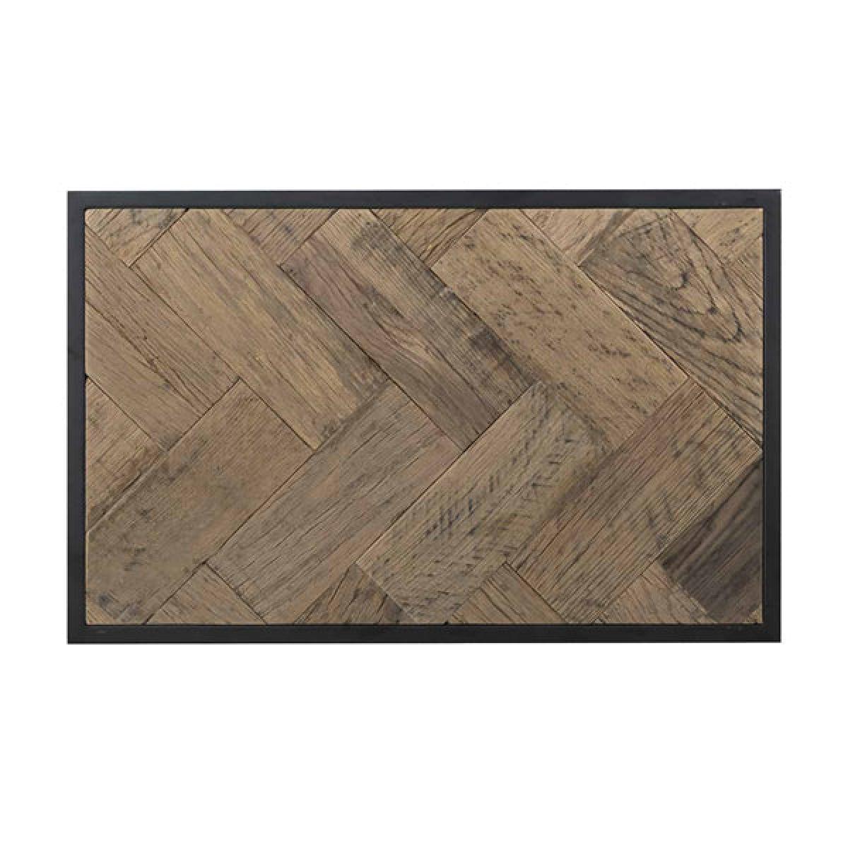 Richmond Herringbone Brown Side Table – image 3