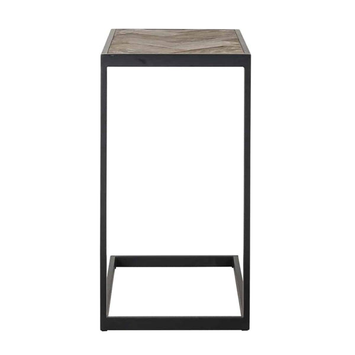 Richmond Herringbone Brown Side Table – image 4