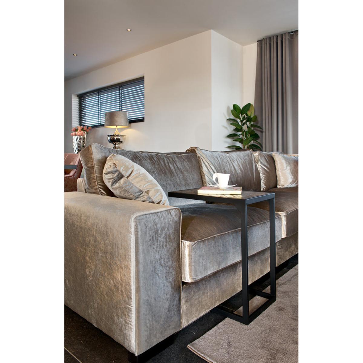 Richmond Herringbone Brown Side Table – image 9
