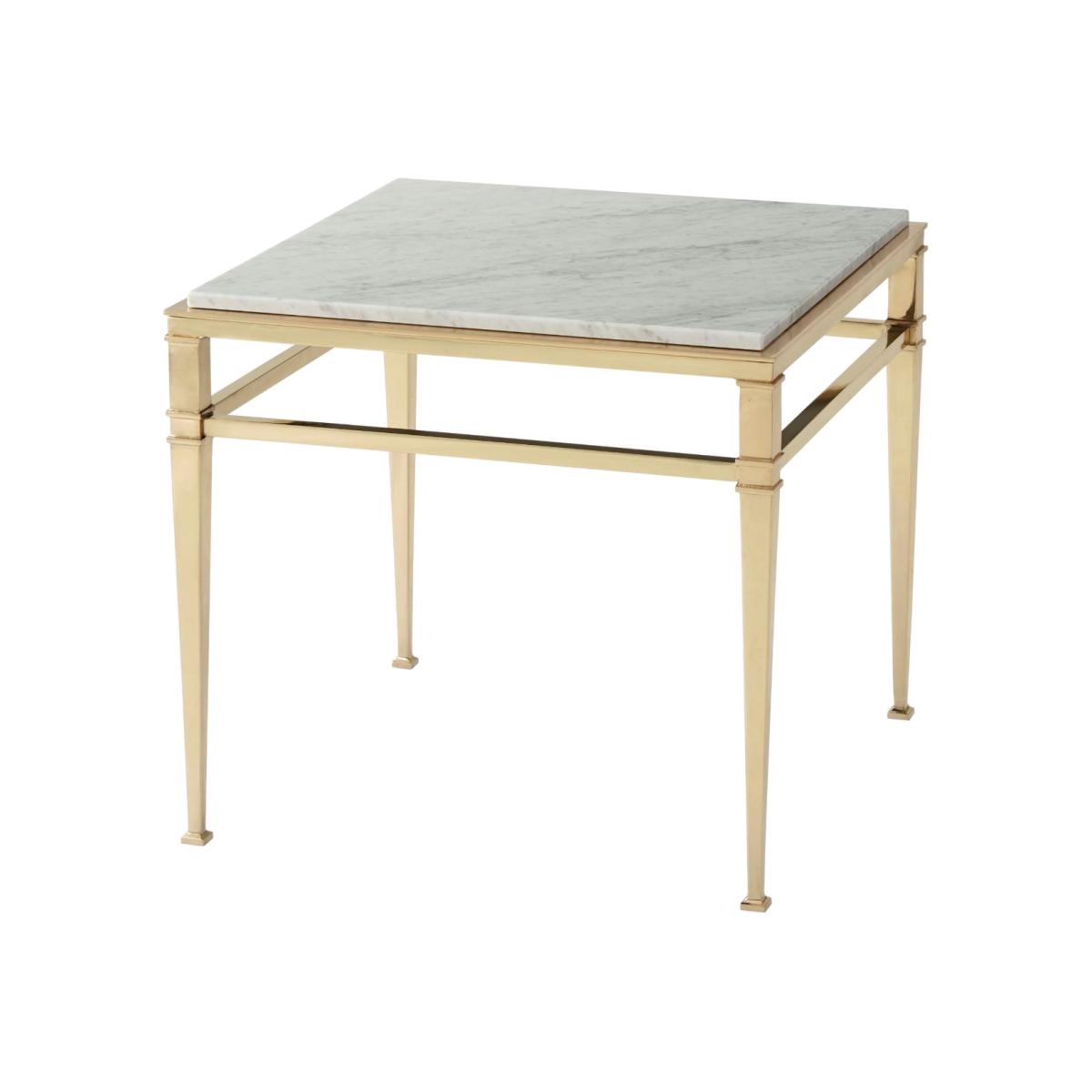 Theodore Alexander Side Table Annalynn in Marble – image 1